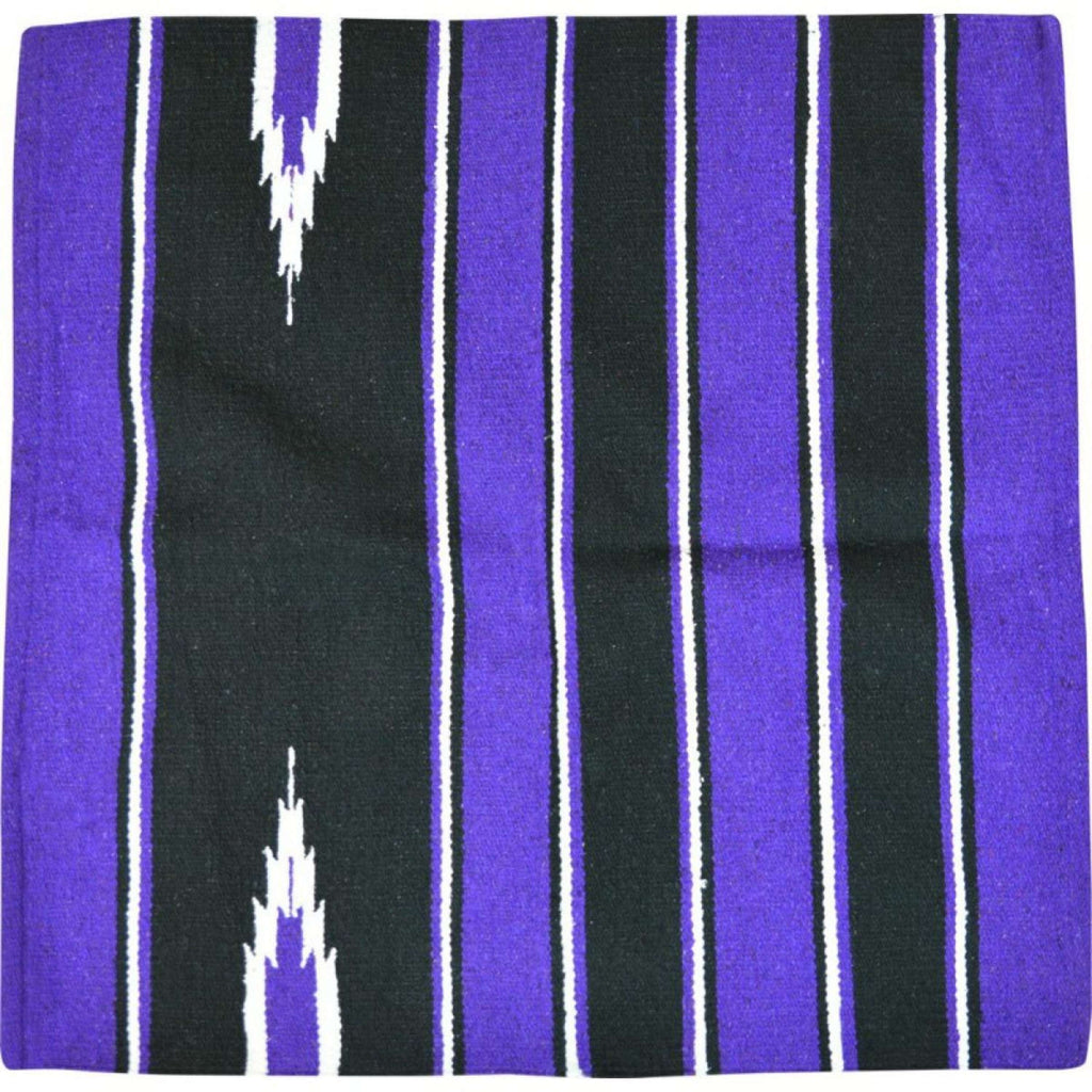 Randol's Navajo Show Blanket Katoen Paars/Zwart/Wit