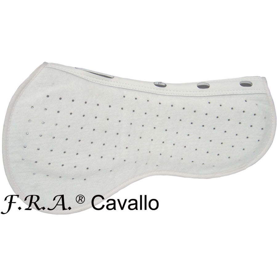 F.R.A. Cavallo Horse & Rider Pad TSP209 Veelzijdigheid Wit