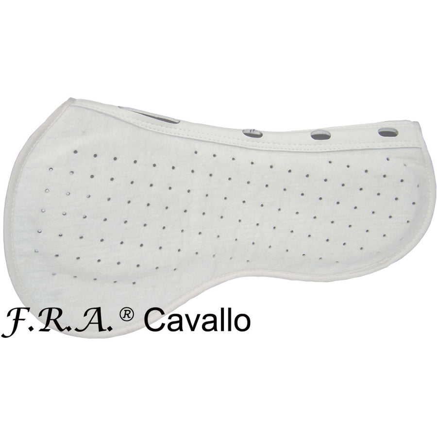 F.R.A. Cavallo Horse & Rider Pad TSP209 Veelzijdigheid Wit