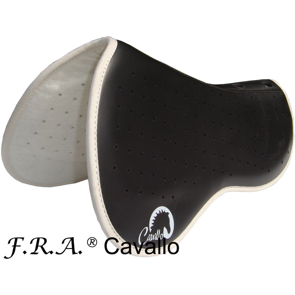 F.R.A. Cavallo Horse & Rider Pad TSP409 Raisd Wither Veelzijdigheid Zwart/Wit