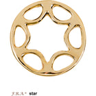 F.R.A. Hackamore Scharen Star Set Brass