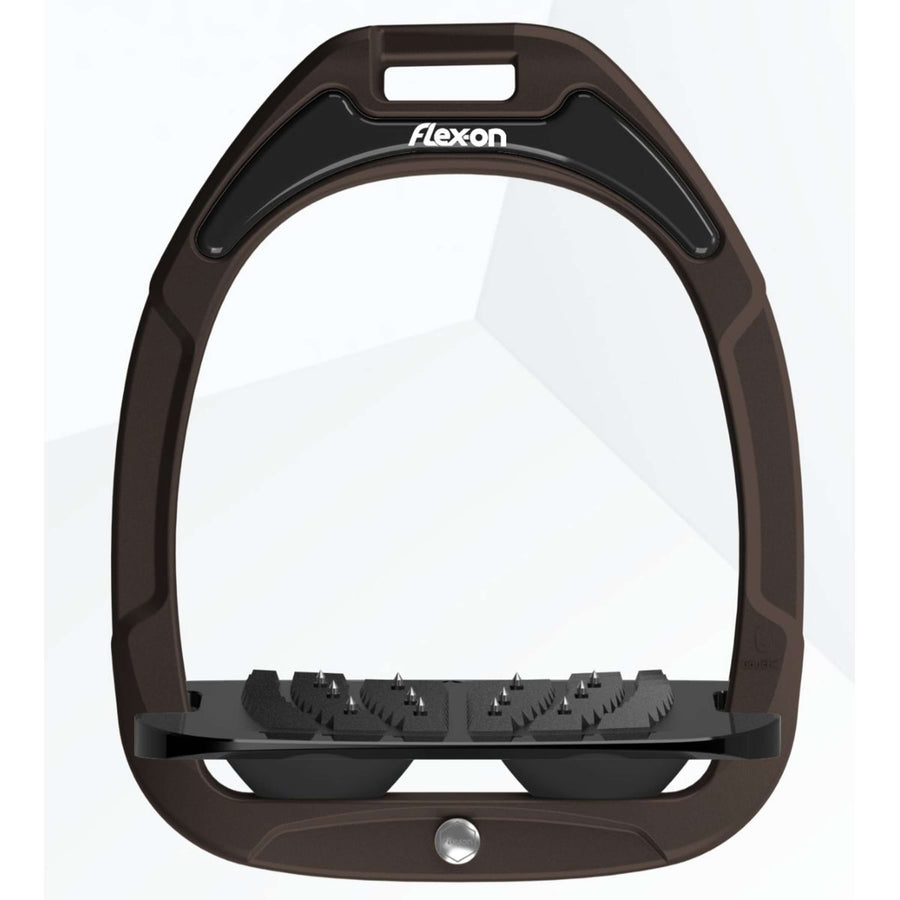 Flex-On Stijgbeugels Green Composite Inclined Ultra Grip Bruin/Zwart/Zwart