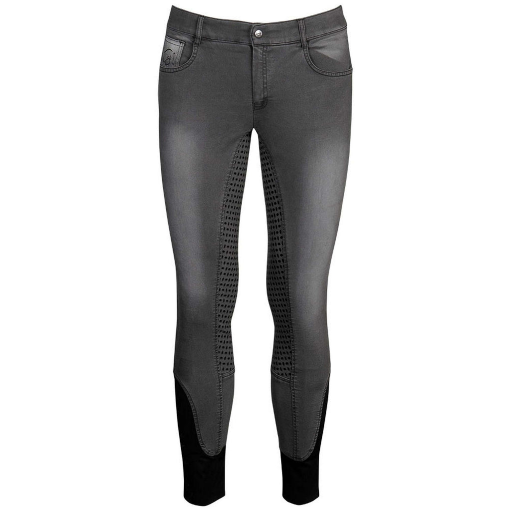 Harry's Horse Rijbroek Liciano Denim Full Grip Zwart
