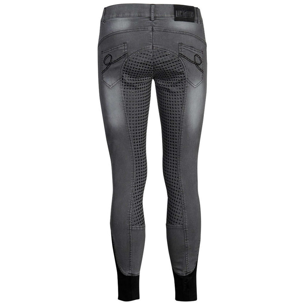 Harry's Horse Rijbroek Liciano Denim Full Grip Zwart