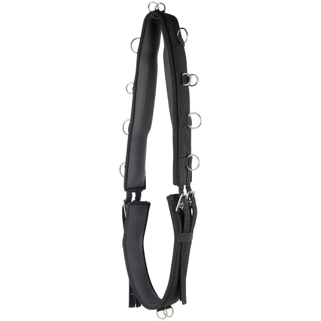 Harry's Horse Longeersingel Neopreen Zwart