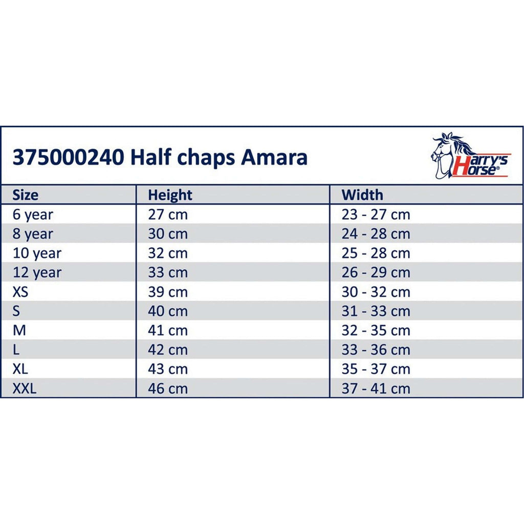 Harry's Horse Chaps Amara Regular Zwart