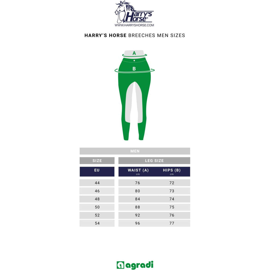 Harry's Horse Rijbroek Liciano Grip Zwart