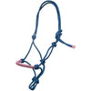HKM Touwhalster Deko Azuurblauw/Roze