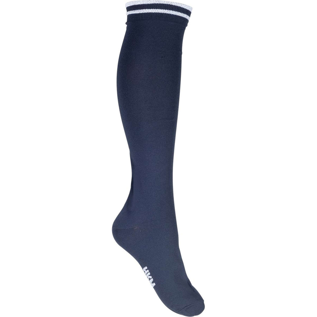 HKM Rijsokken Lurex Donkerblauw