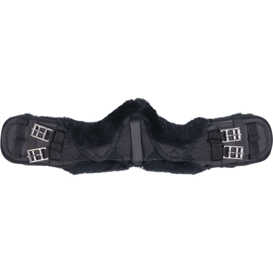 HKM Singel Lamsvel Zwart/Zwart