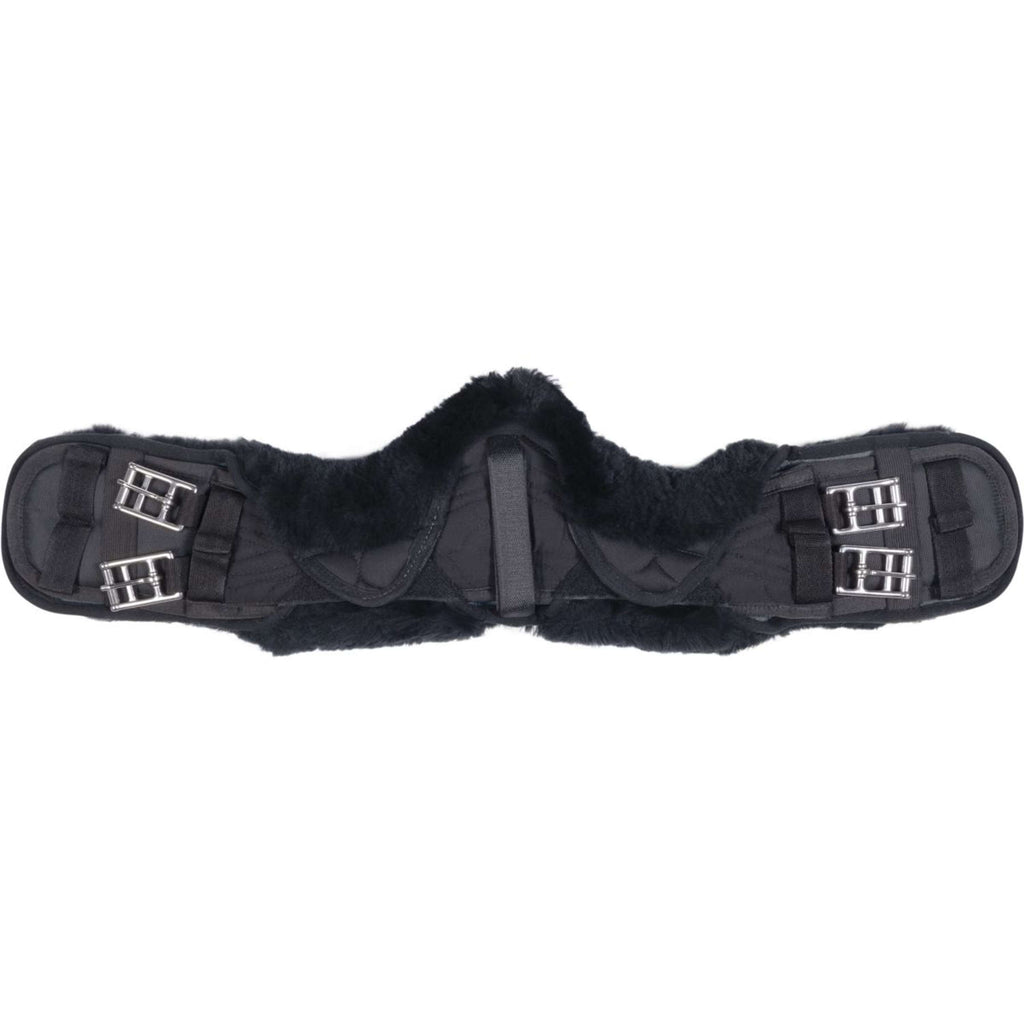 HKM Singel Lamsvel Zwart/Zwart
