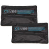 Ice-Vibe Cold Packs Hock 2 Stuks Black/Aqua