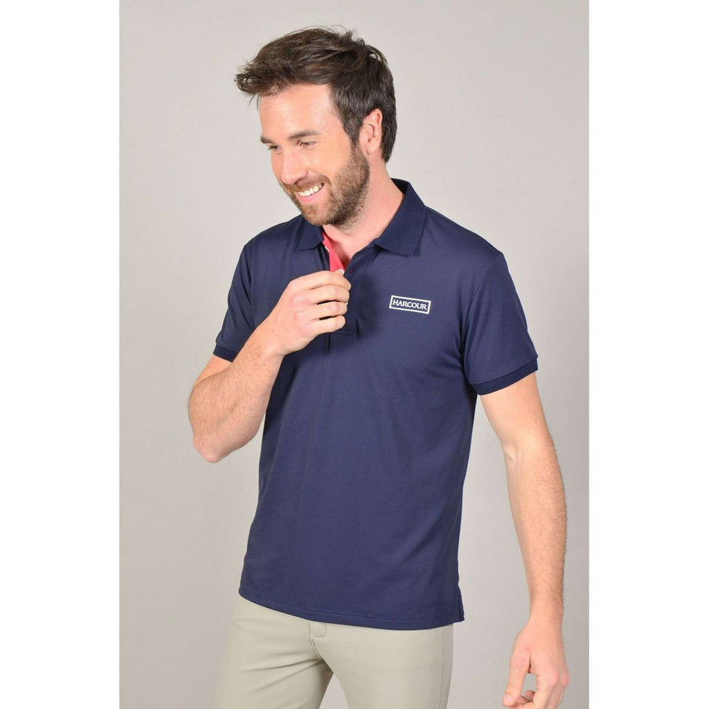Harcour Poloshirt Pitoh Heren Navy