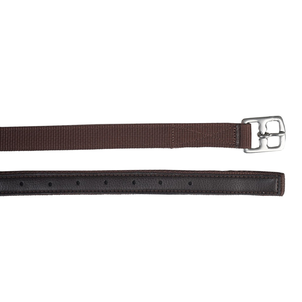 Horka Stijgbeugelriemen Nylon Bruin/Zilver