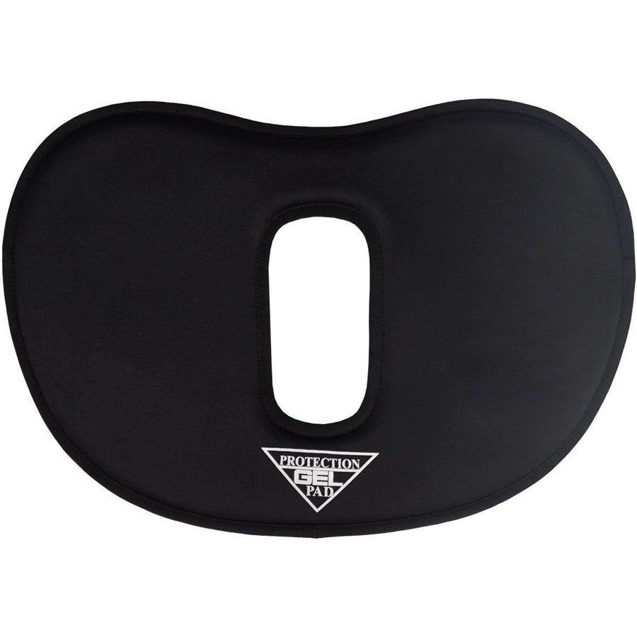 Horka Gel Pad Neopreen Rond met Schoftuitsparing Zwart