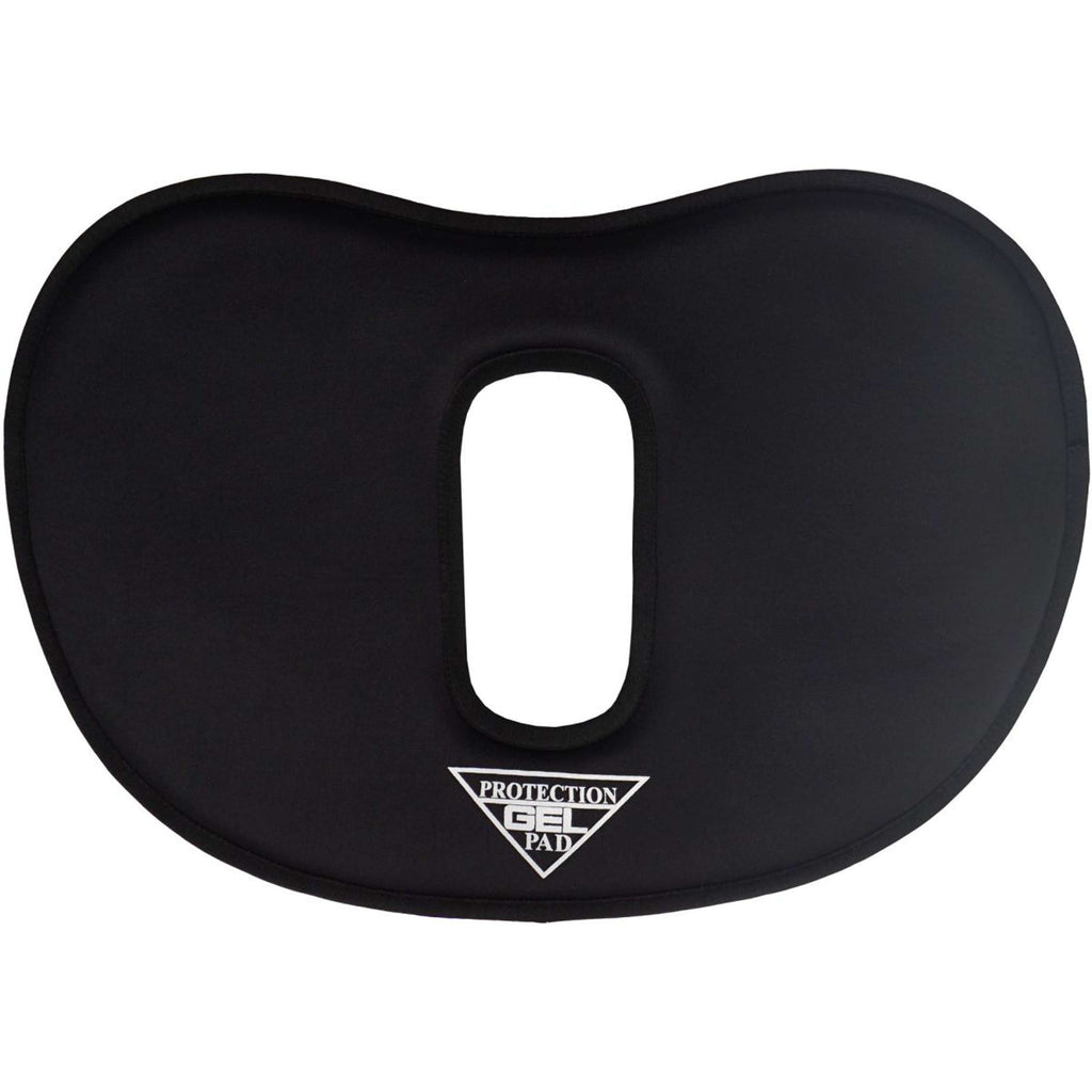 Horka Gel Pad Neopreen Rond met Schoftuitsparing Zwart