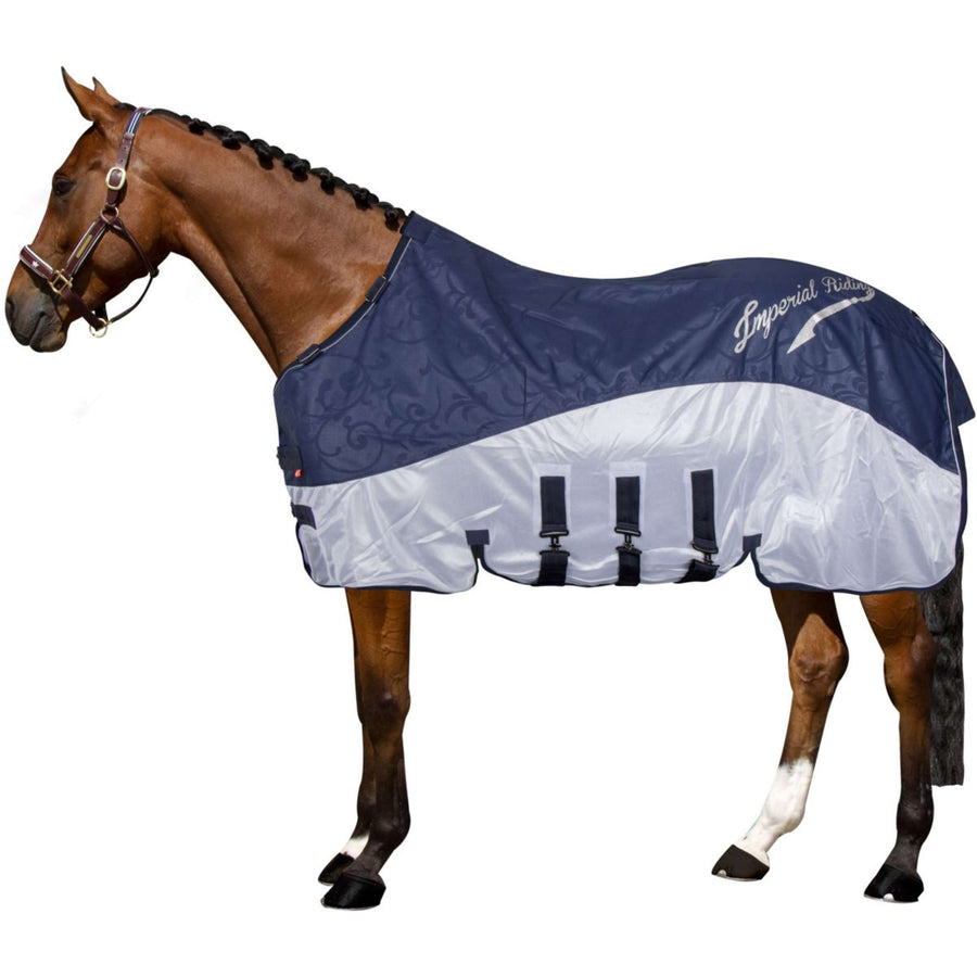 Imperial Riding Vliegen- en Regendeken IRHSuper-Dry Navy