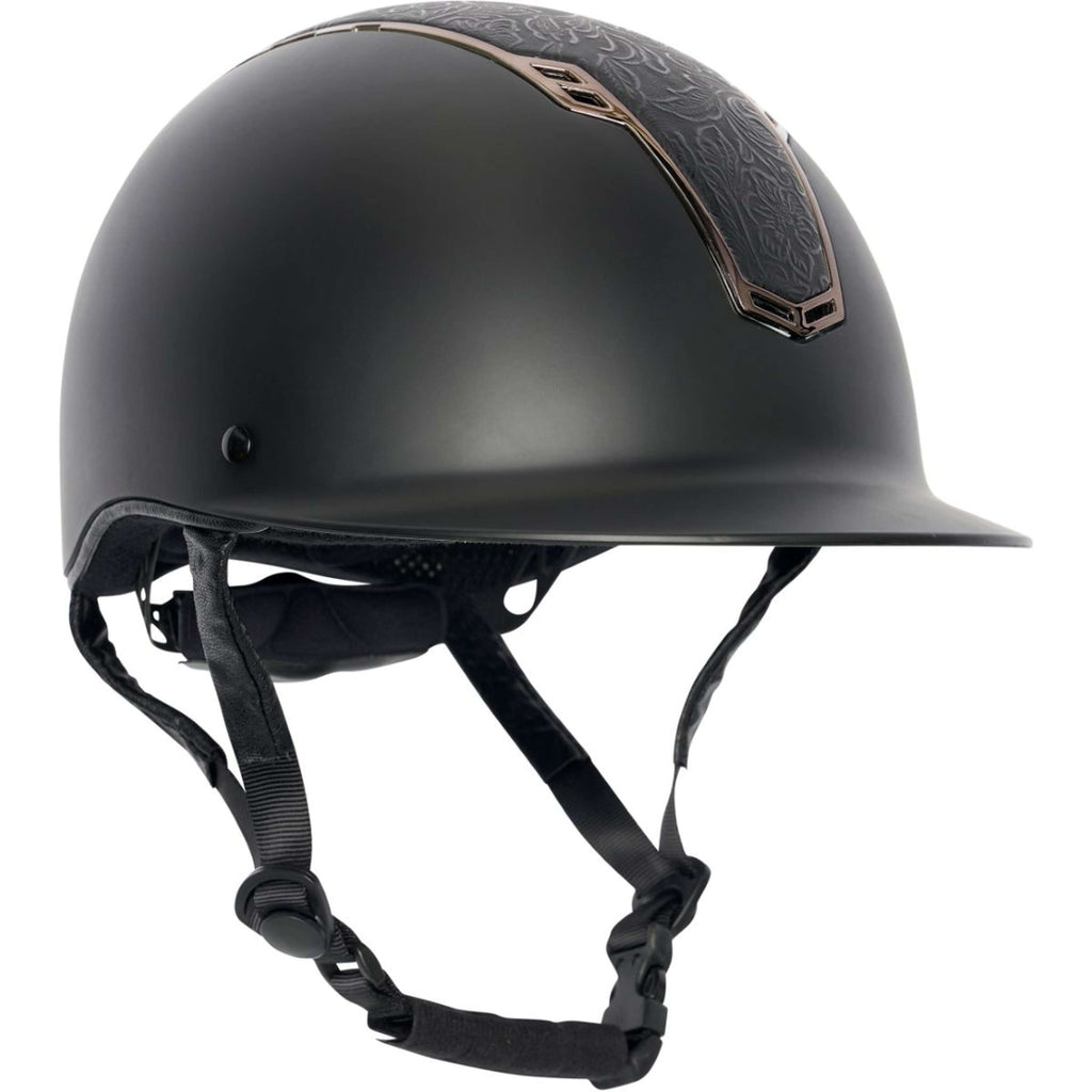 Imperial Riding Cap Olania Flower Zwart