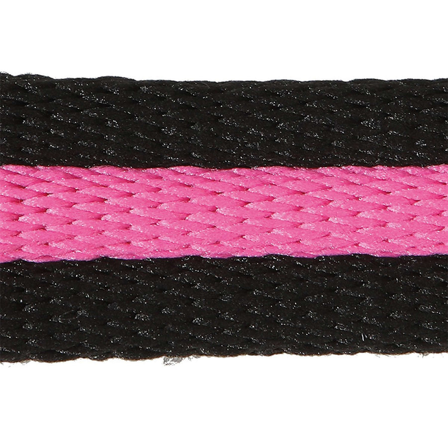Kavalkade Longeerlijn BlackDuo 25mm Zwart/Roze