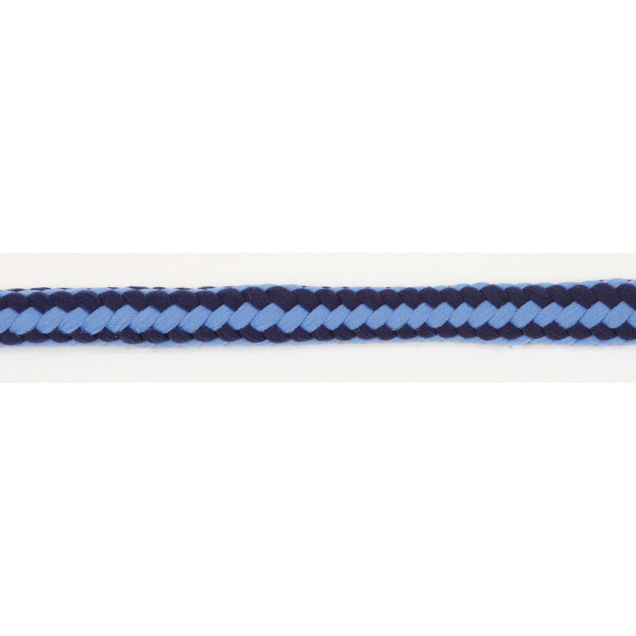 Covalliero Halstertouw Hippo met Musketonhaak Marine/Lichtblauw