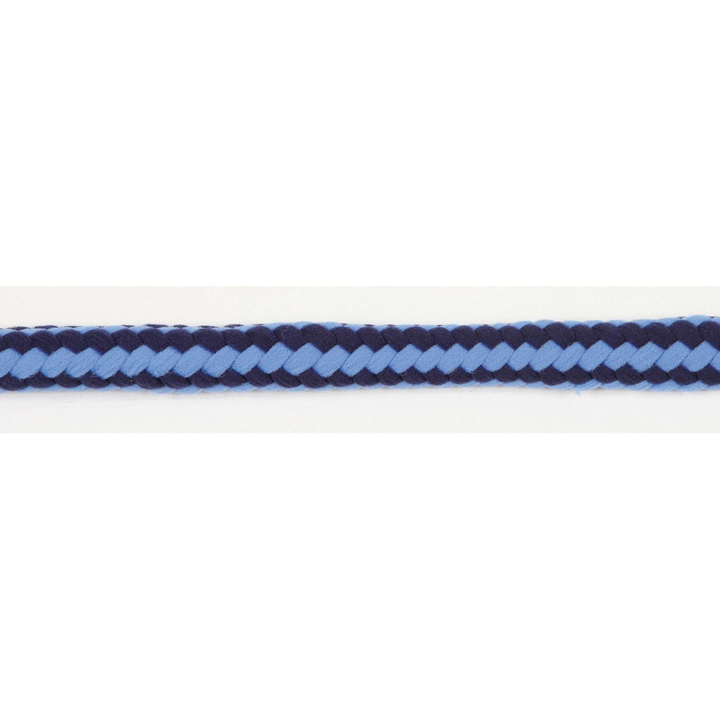 Covalliero Halstertouw Hippo met Musketonhaak Marine/Lichtblauw