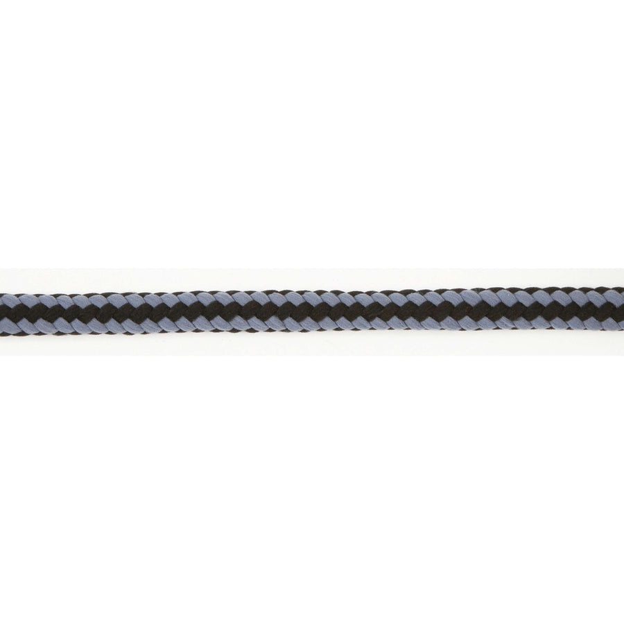 Covalliero Halstertouw Hippo met Musketonhaak Zwart/Zilver
