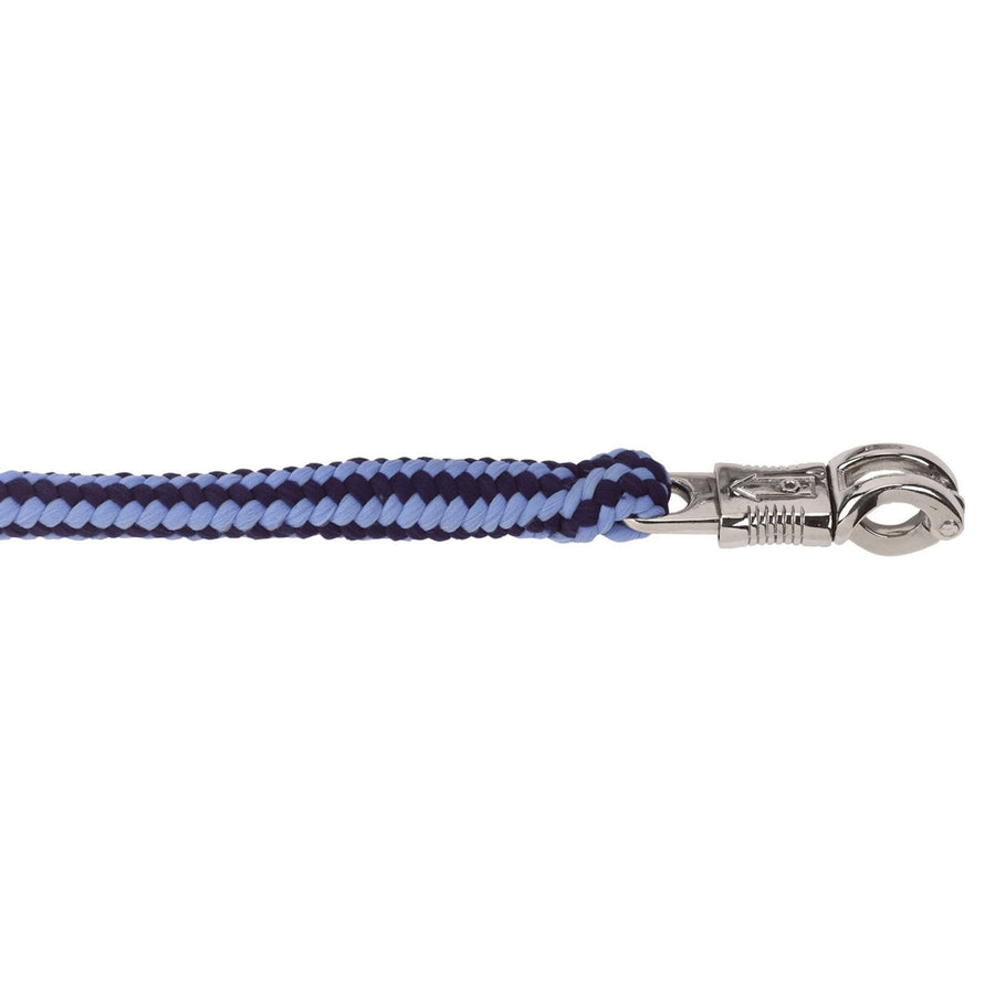 Covalliero Halstertouw Hippo met Paniekhaak Marine/Lichtblauw