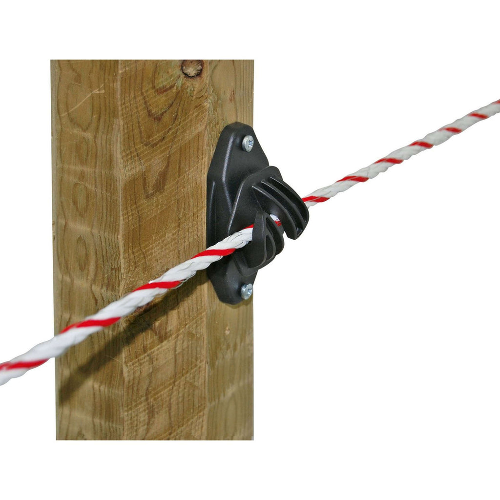 Ako Isolator Koord/Draad tot 8mm 10 Stuks Zwart