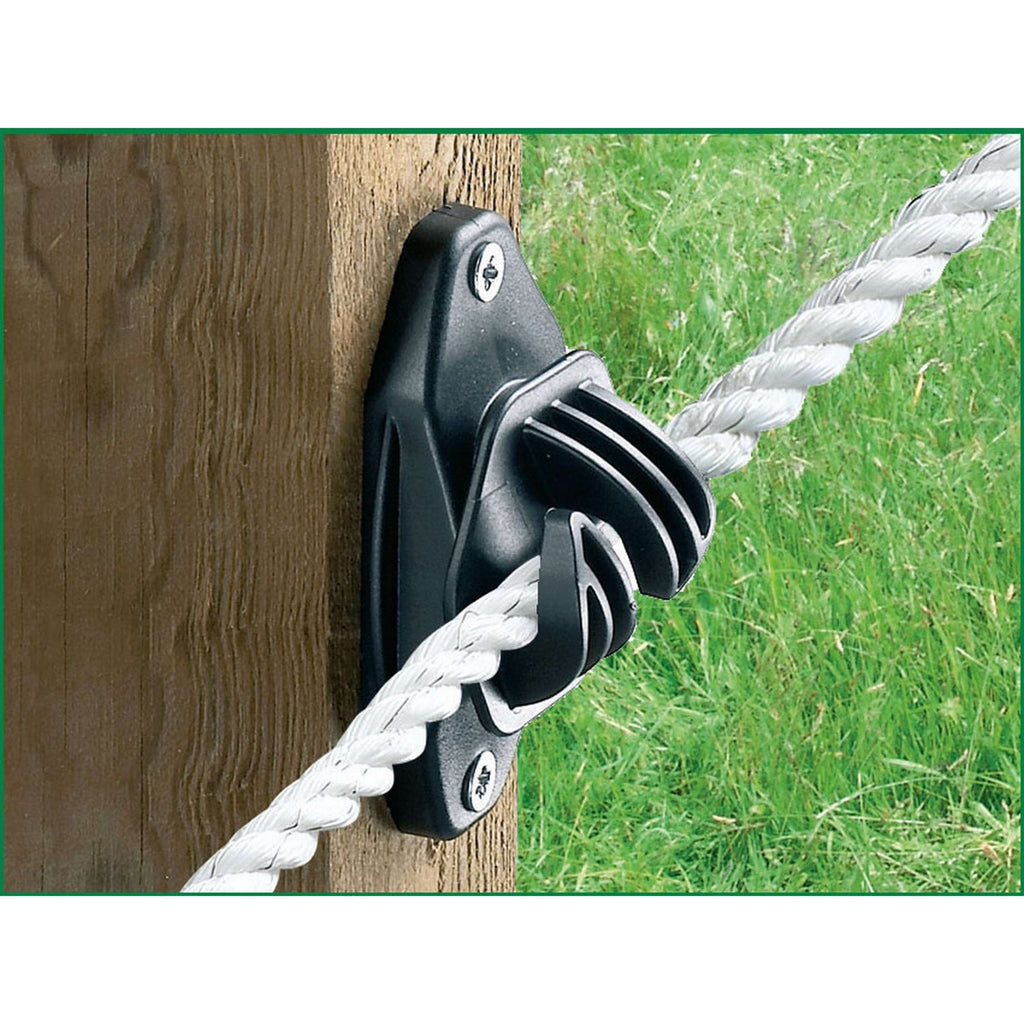 Ako Isolator Koord/Draad tot 8mm 10 Stuks Zwart