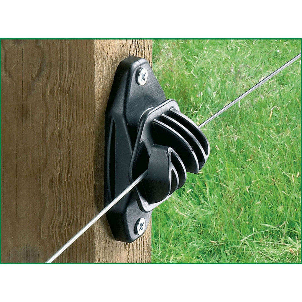 Ako Isolator (IJzer)Draad 10 Stuks Zwart