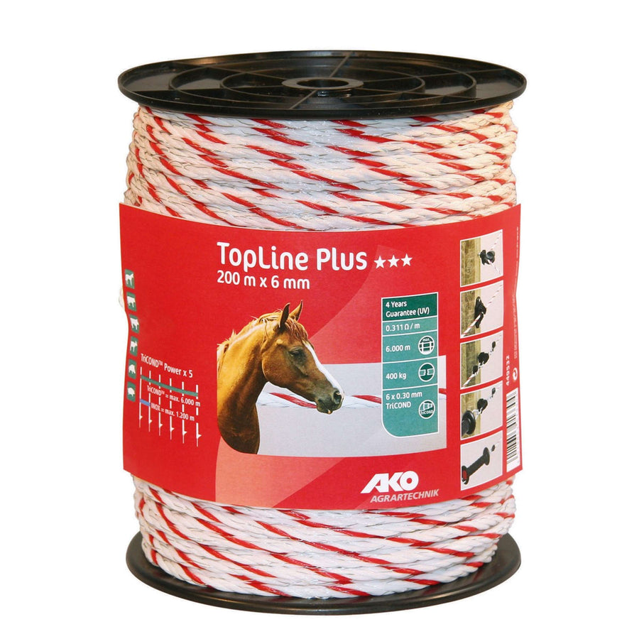 Ako Topline Plus Koord Wit/Rood
