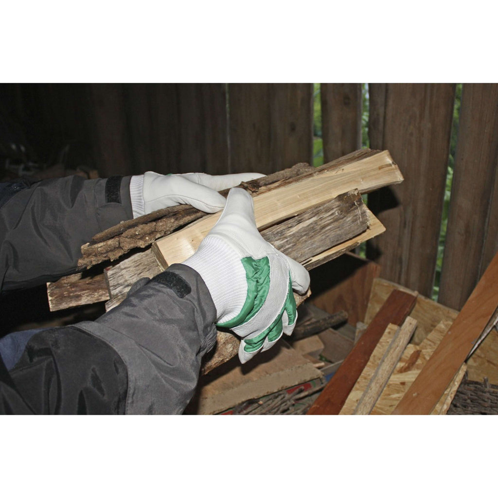 Keron Handschuh Eco-Wood Wit/Groen