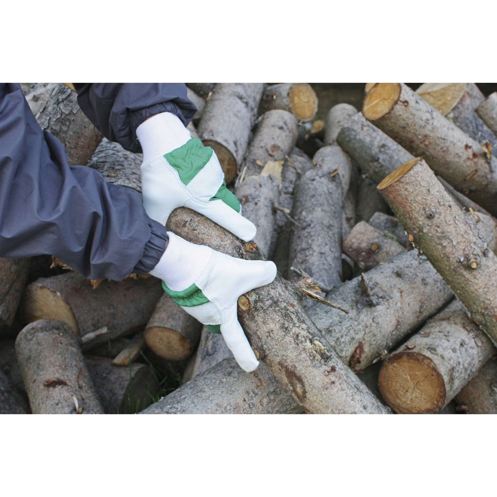 Keron Handschuh Eco-Wood Wit/Groen