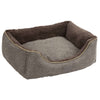 Kerbl Pluche Bed Samuel Zilver/Donkergrijs