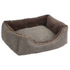 Kerbl Pluche Bed Samuel Zilver/Donkergrijs
