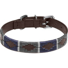 Kieffer Hondenhalsband Buenos Aires Bruin/Grijs/Blauw