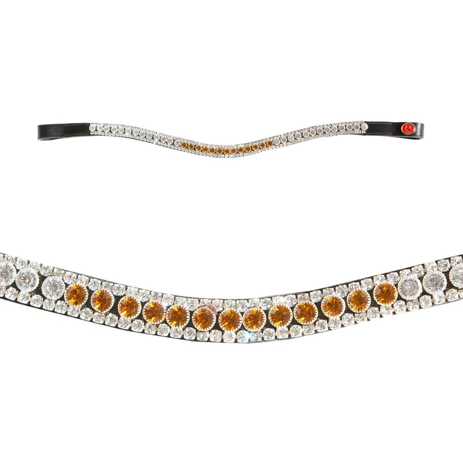 Kieffer Frontriem Collection Luisa Oranje/Wit