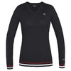 Kingsland Shirt Classic Knitted V-Neck Dames Navy