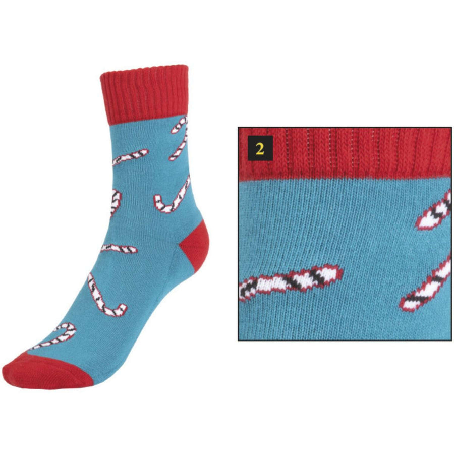 Kavalkade Sokken Christmas Shorties Turquoise