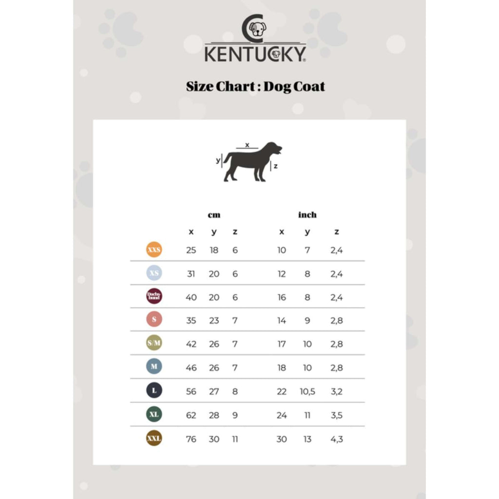 Kentucky Dog Coat Original Navy