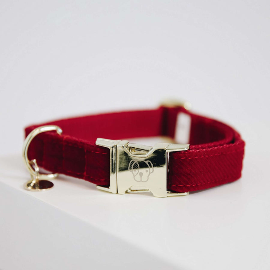 Kentucky Halsband Corduroy Red
