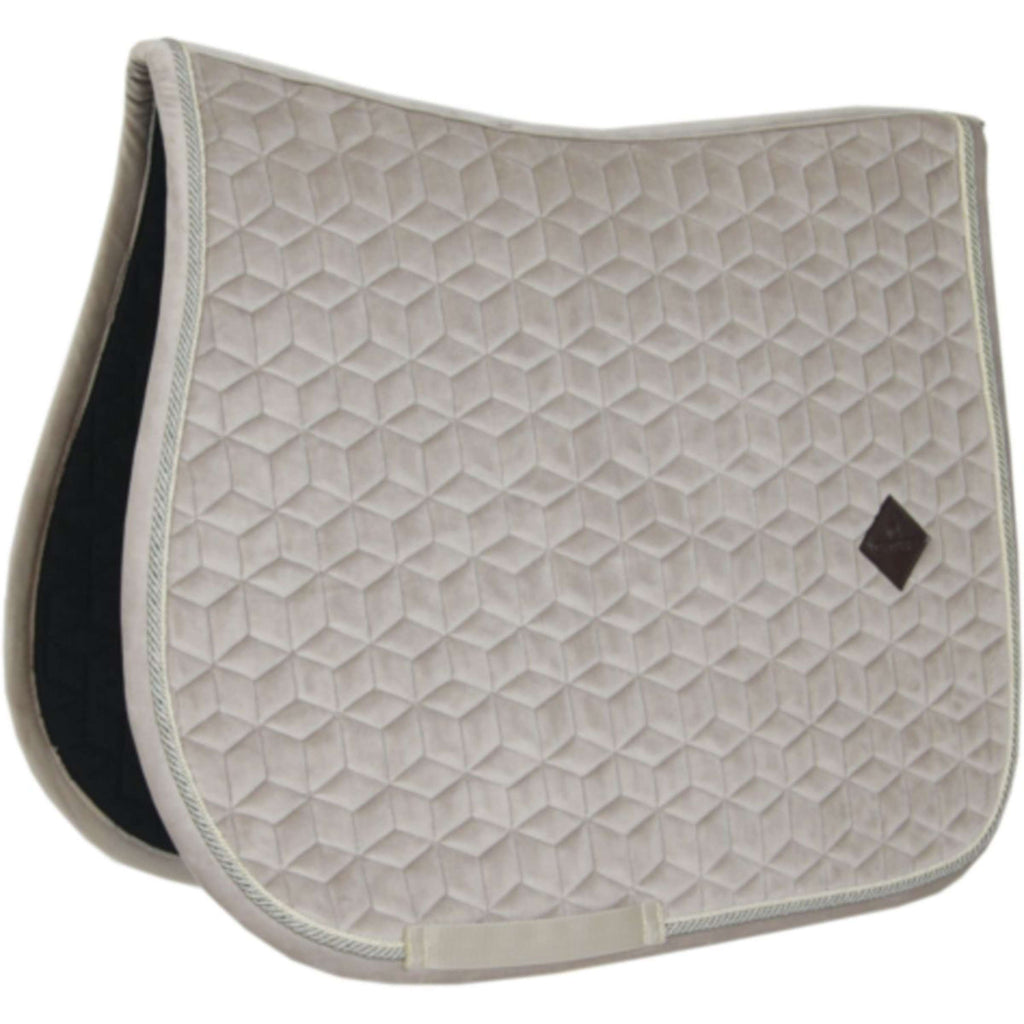 Kentucky Zadeldekje Basic Velvet Springen Beige