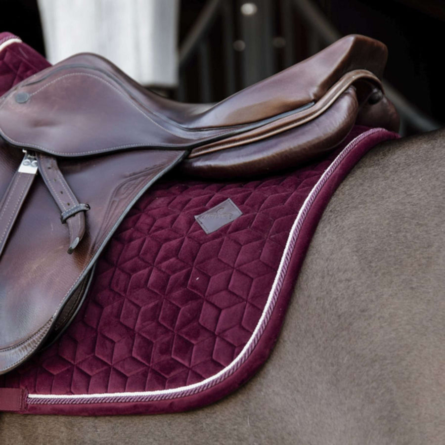 Kentucky Zadeldekje Velvet Springen Bordeaux