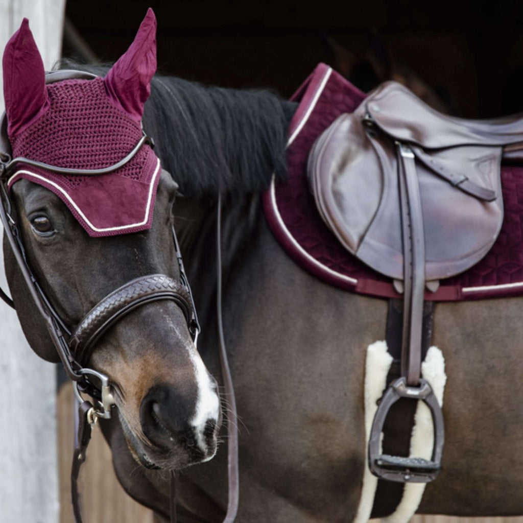 Kentucky Zadeldekje Velvet Springen Bordeaux
