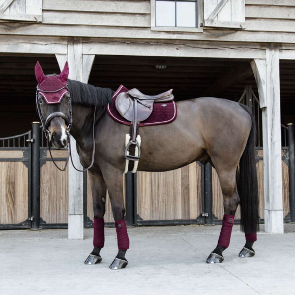 Kentucky Zadeldekje Velvet Springen Bordeaux