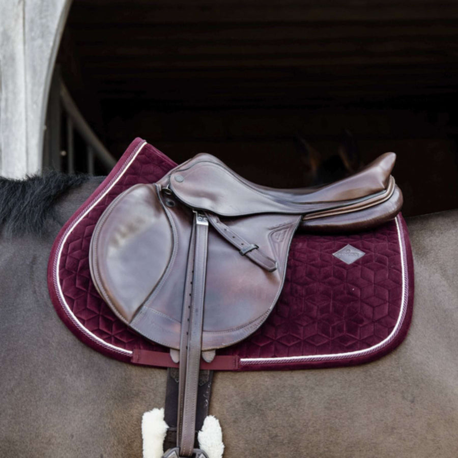 Kentucky Zadeldekje Velvet Springen Bordeaux