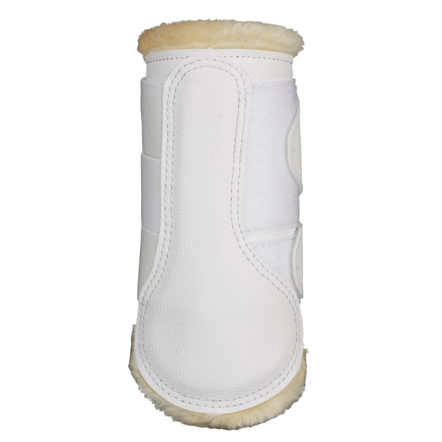 LeMieux Beenbeschermers Brushing Fleece Wit/Naturel