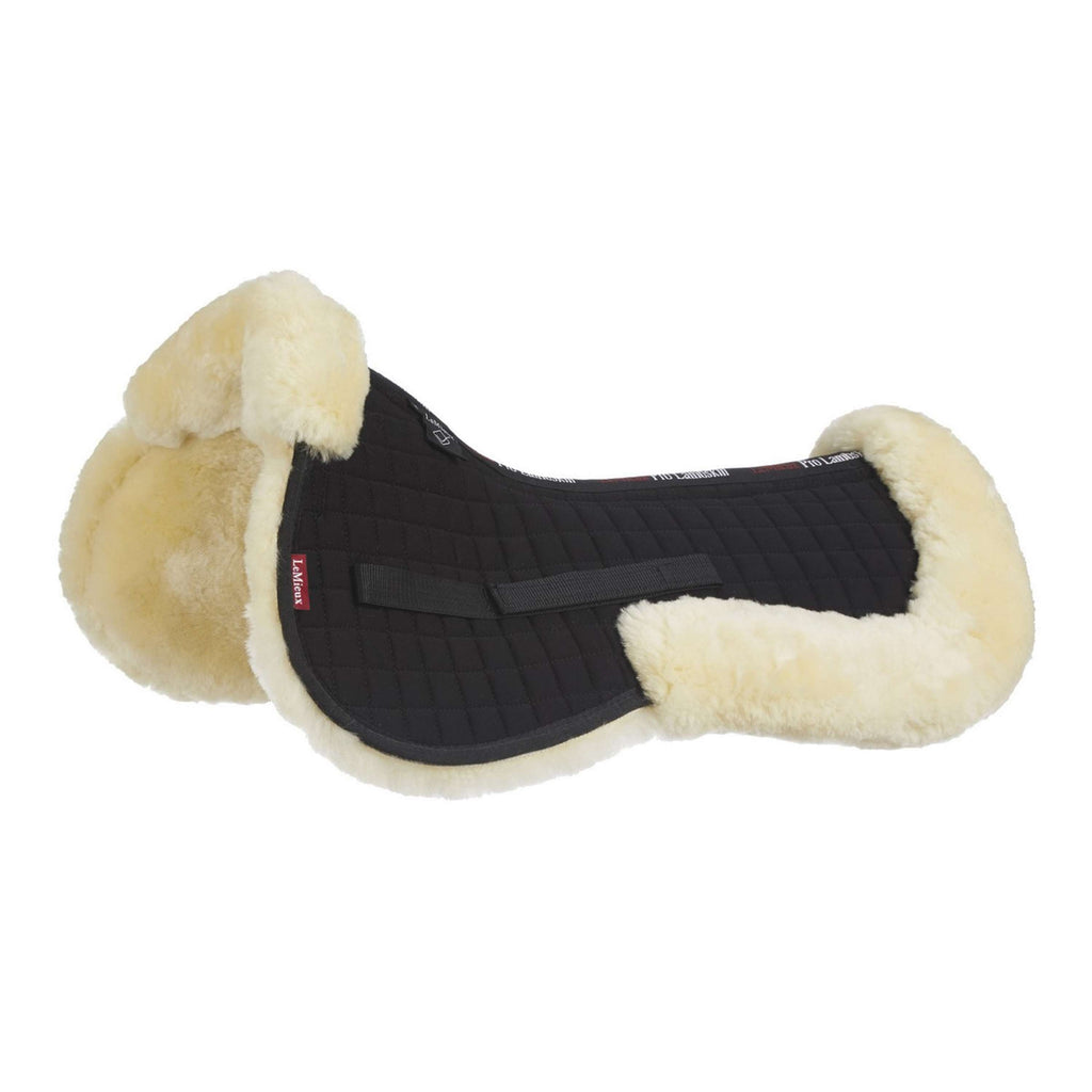LeMieux Zadelonderlegger Merino Wol Zwart/Naturel