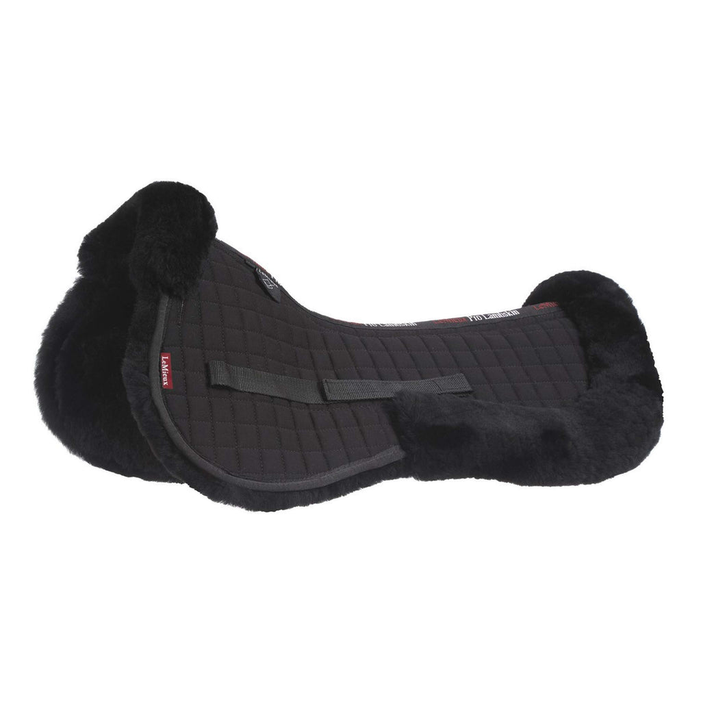 LeMieux Zadelonderlegger Merino Wol Zwart/Zwart
