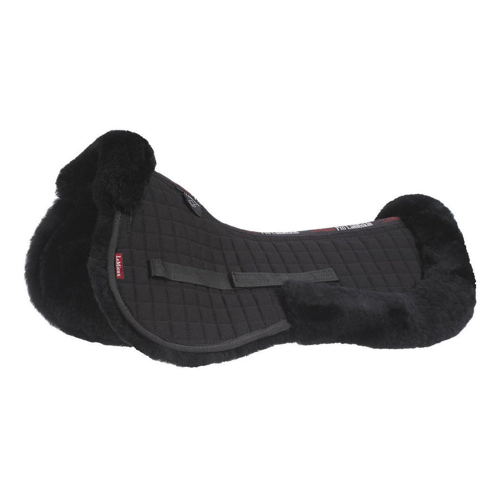 LeMieux Zadelonderlegger Merino Wol Zwart/Zwart
